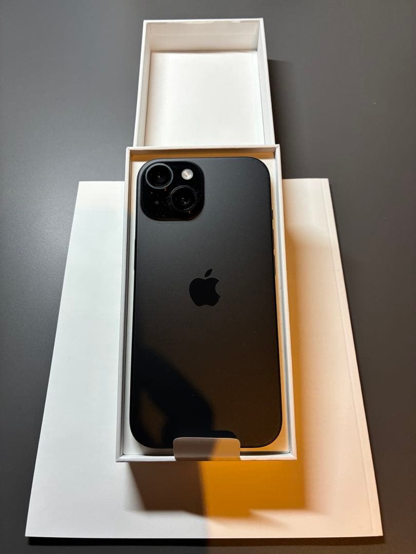 iPhone 15, 128GB 本体 AppleCare保証 付属品付