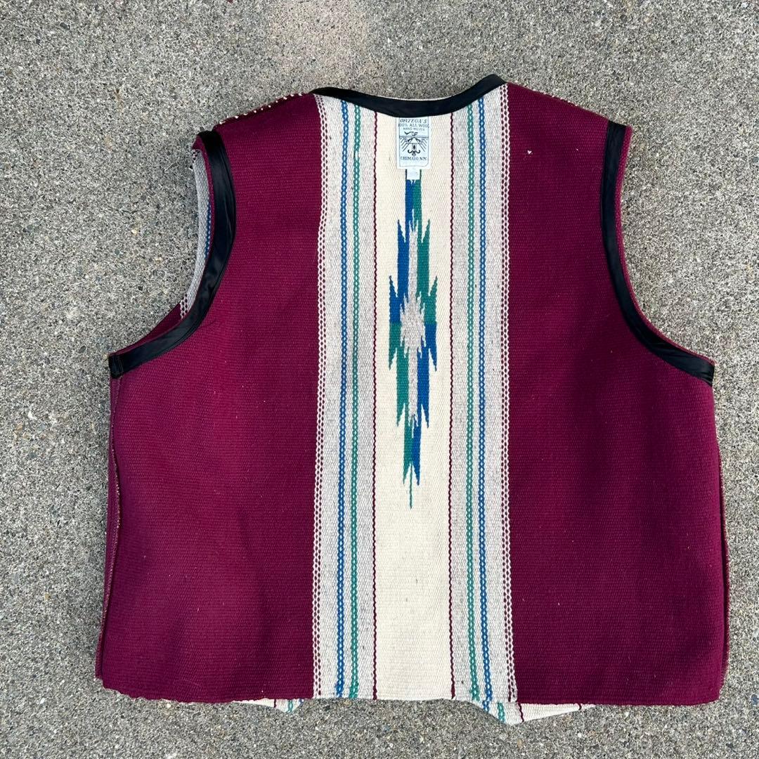 【60s】 Ortega's オルテガ chimayo vest （ボタンなし）