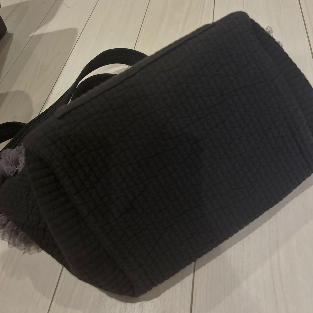 週末限定価格！！ROSEAURA チュールヌビバッグ hinaコラボ　ブラック