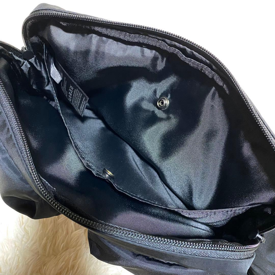 【良品】★Y-3 adidas★クロスボディバッグ★黒 ロゴ 多ポケット 袋内蔵