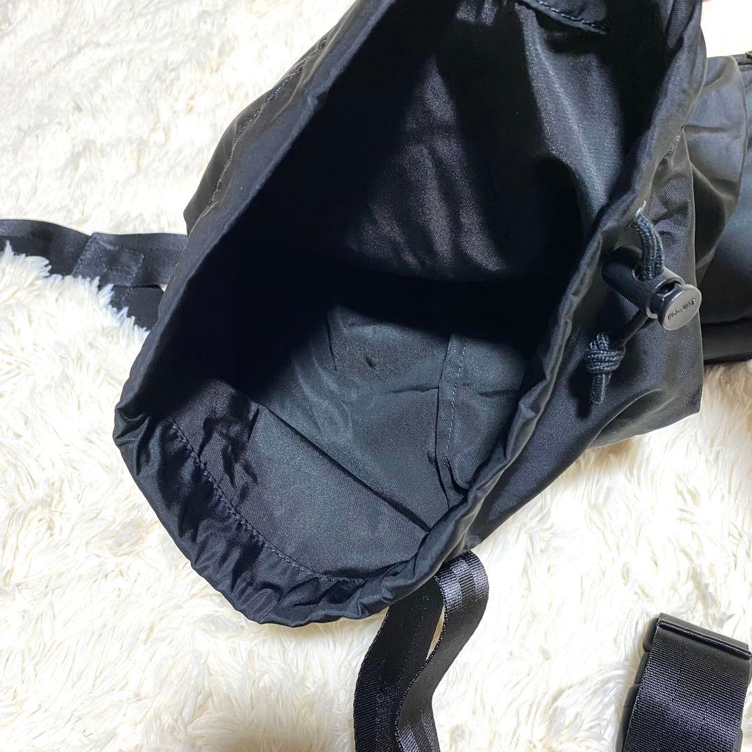 【良品】★Y-3 adidas★クロスボディバッグ★黒 ロゴ 多ポケット 袋内蔵