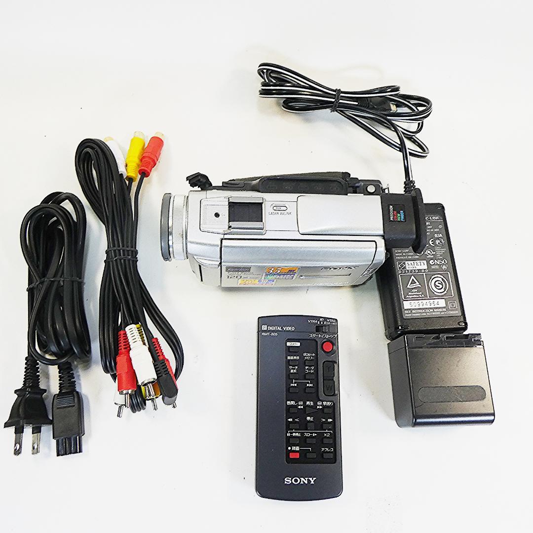 動作品 ソニーDCR-TRV8 MiniDV ビデオカメラ DVDダビングに最適