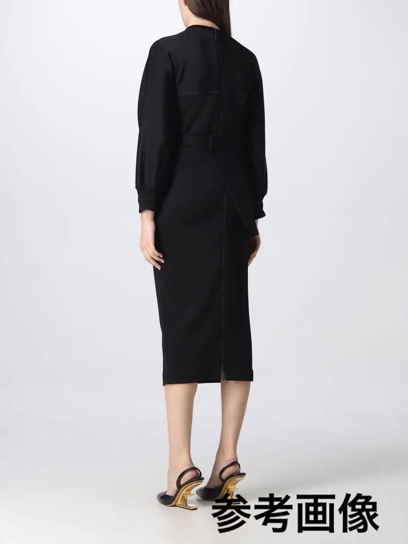 FENDI フェンディ O'Lock ドレス ワンピース46 シルク