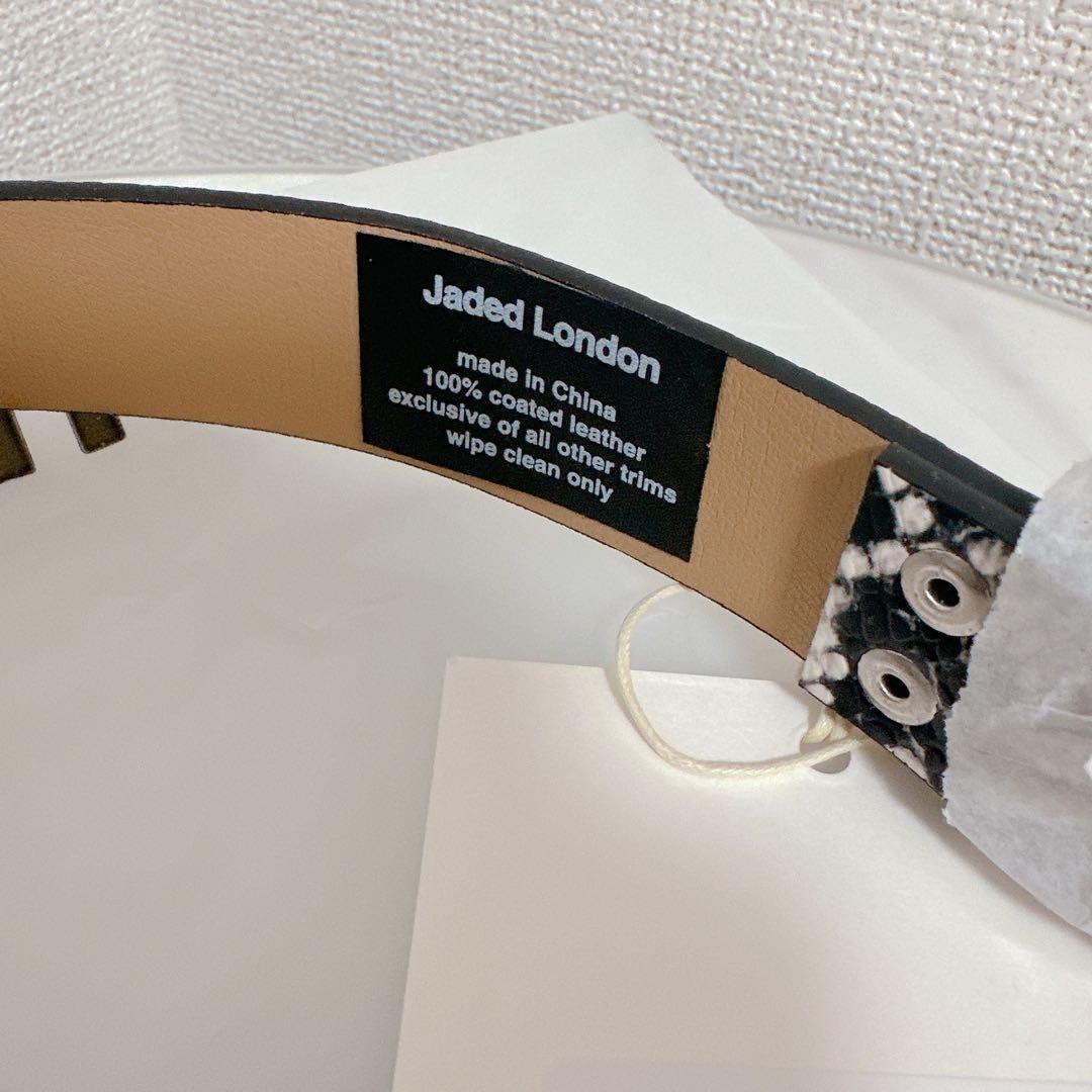 【新品】JADED LONDON スネーク柄ベルト 正規品 即発可能