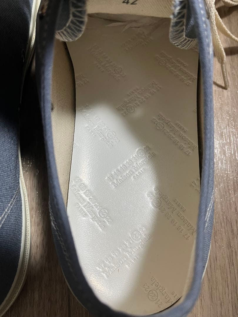 J*t様 Maison Margiela タビ　スニーカー　ブルー　EU42