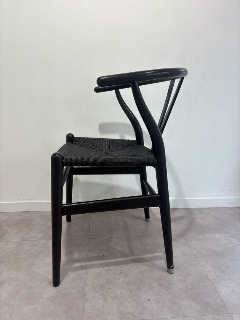 カール・ハンセン&サン　ブラック　Yチェア　CH24