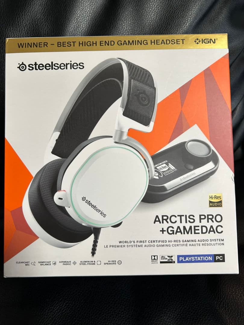 ヘッドホン steelseries Arctis Pro + GameDAC