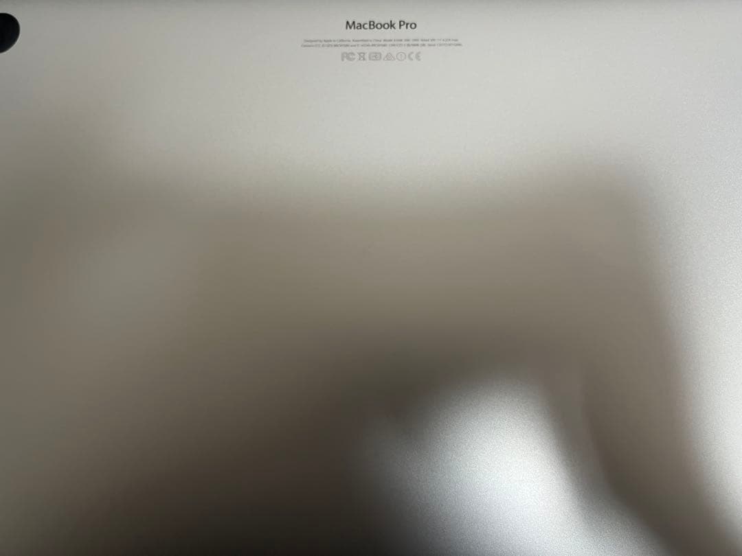 【ジャンク品】MacBook Pro 15インチ mid 2015 ＋充電器