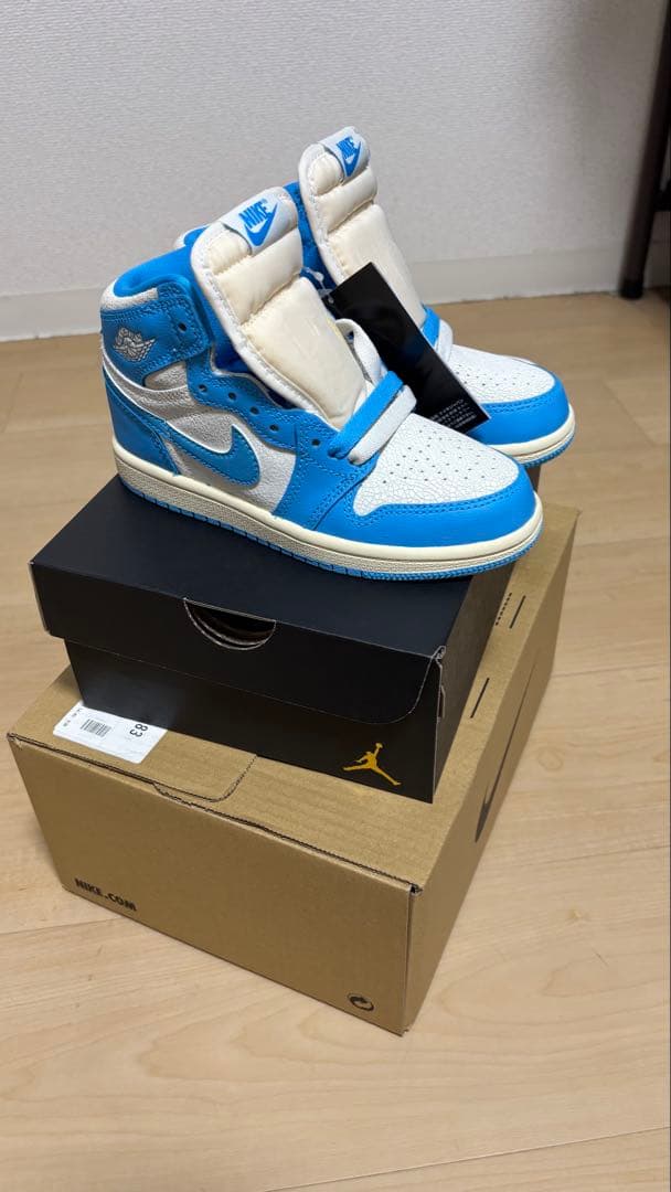 スニーカー Nike PS AirJordan 1 HighOG UNCReimagined