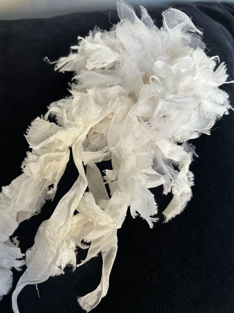 CURRENTAGE/カレンテージ 白コサージュ