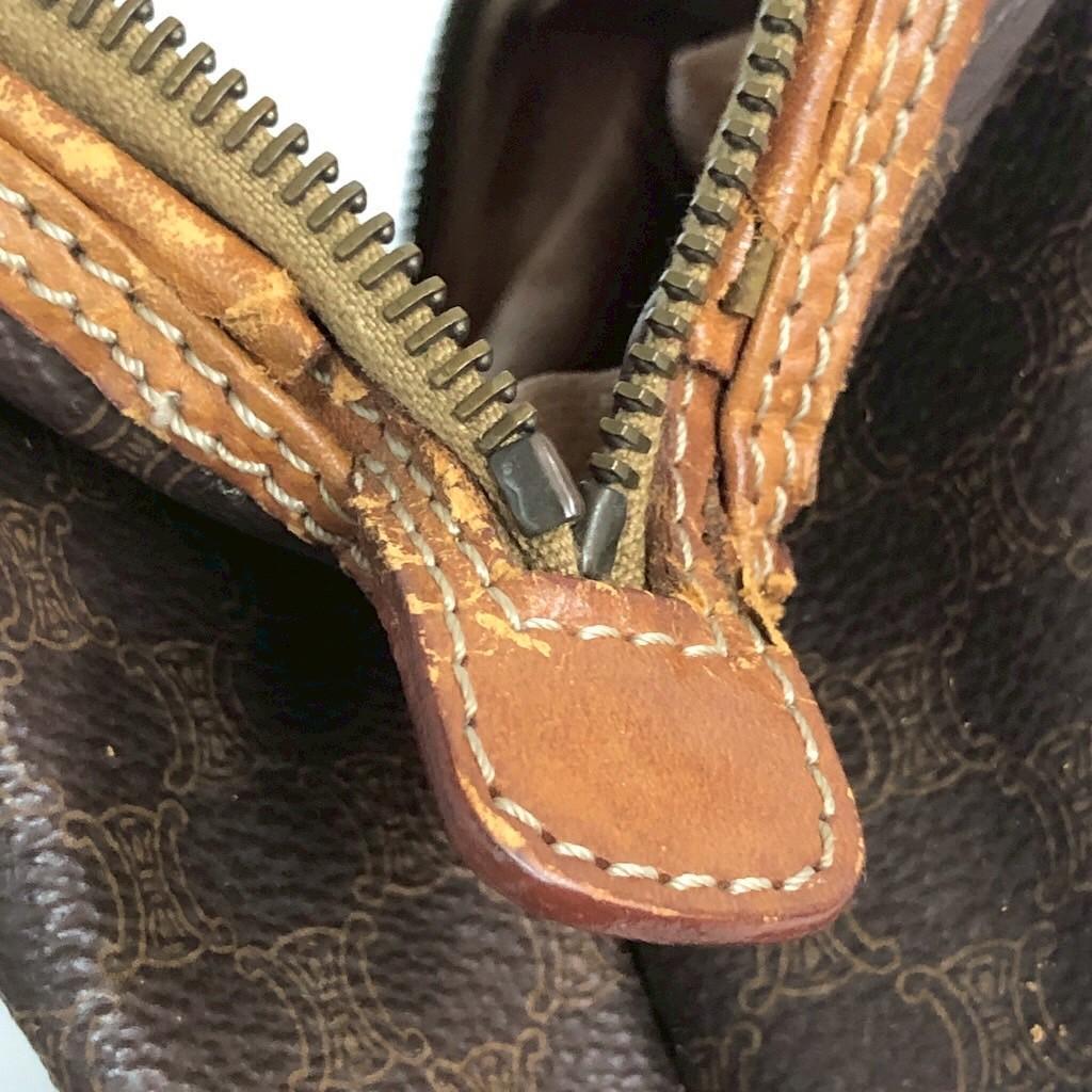 CELINE セリーヌ ポーチ マカダム ブラウン 小物 レディース ブランド