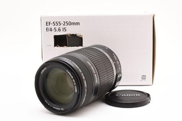 極美品 Cannon EF-S55-250mm F4-5.6 IS #M002