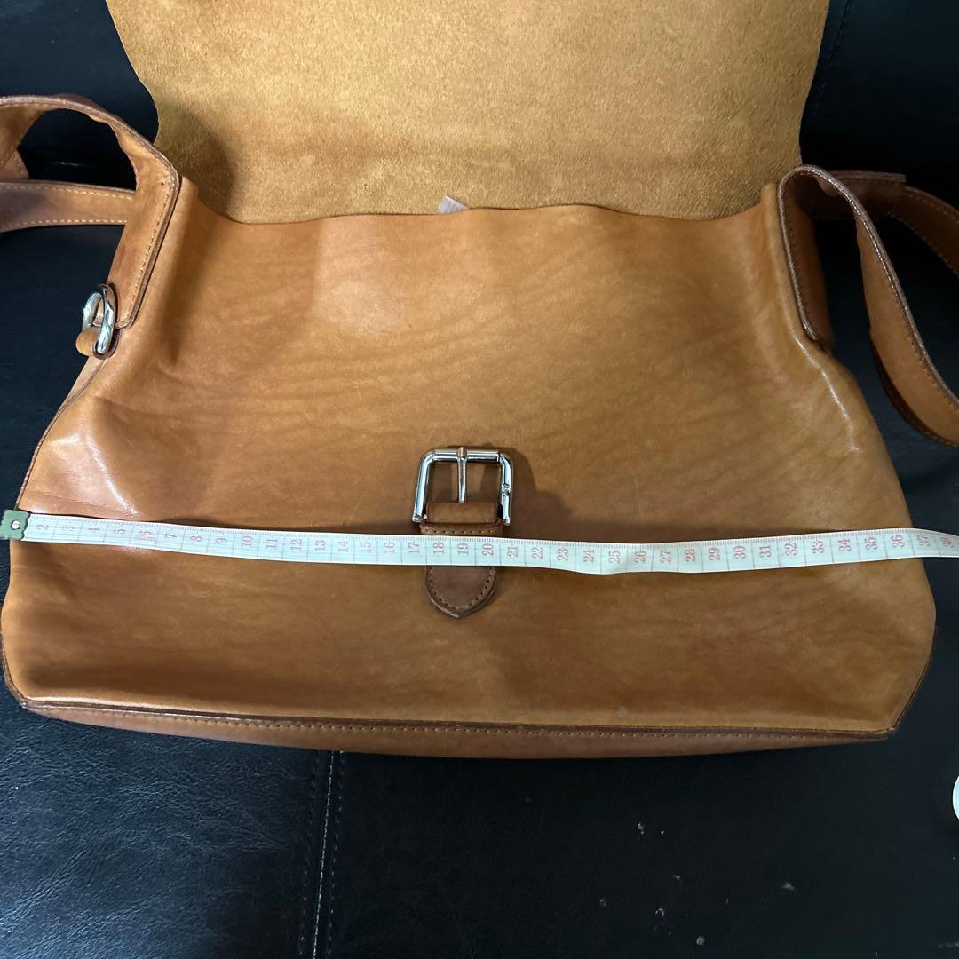 ラルフローレン　レザー メッセンジャーバッグ