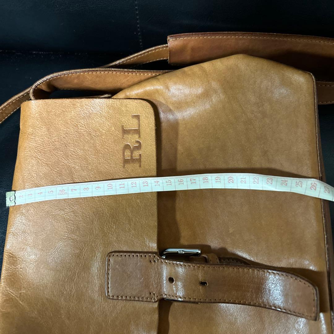 ラルフローレン　レザー メッセンジャーバッグ
