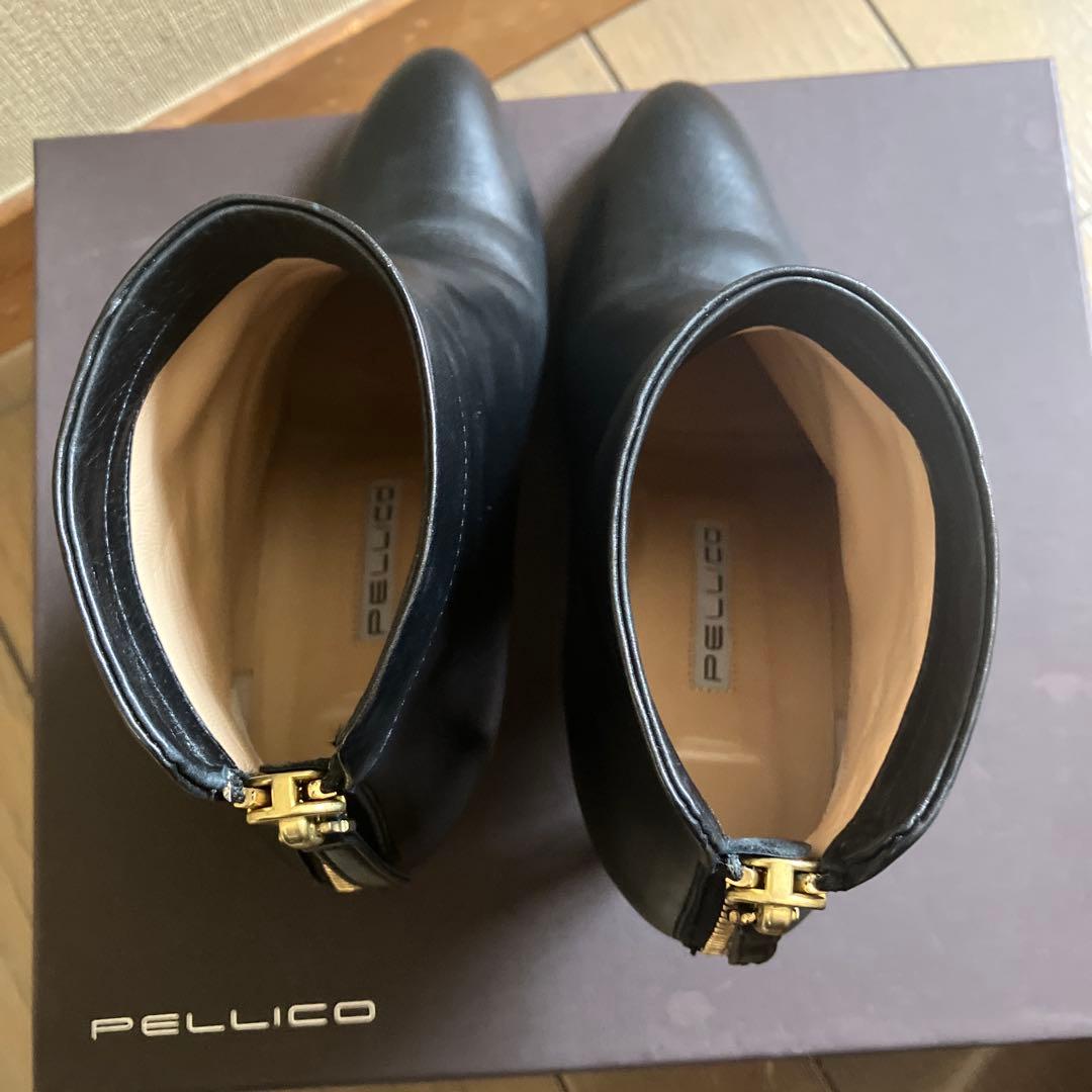 【一度だけ使用】PELLICO ショートブーツ TAXI 80 TR 35.5黒