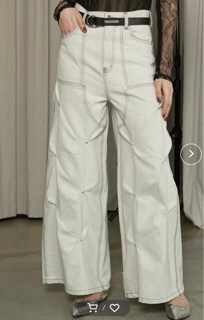 スタッズデニムパンツ / Studs Denim Pants