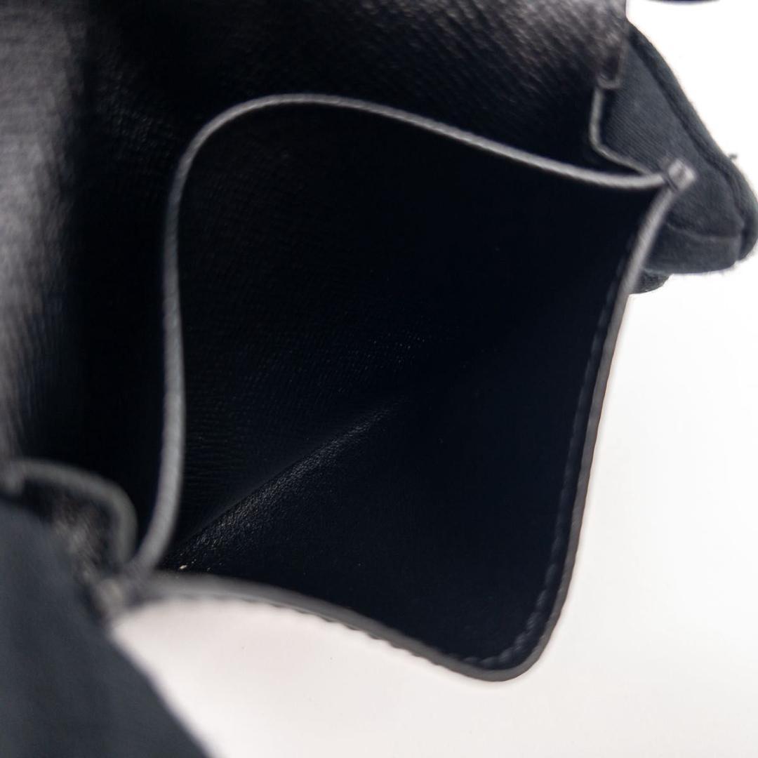 【極美品】ルイヴィトン　アンヴェロップカルトドゥヴィジット　名刺入れ　タイガ　黒