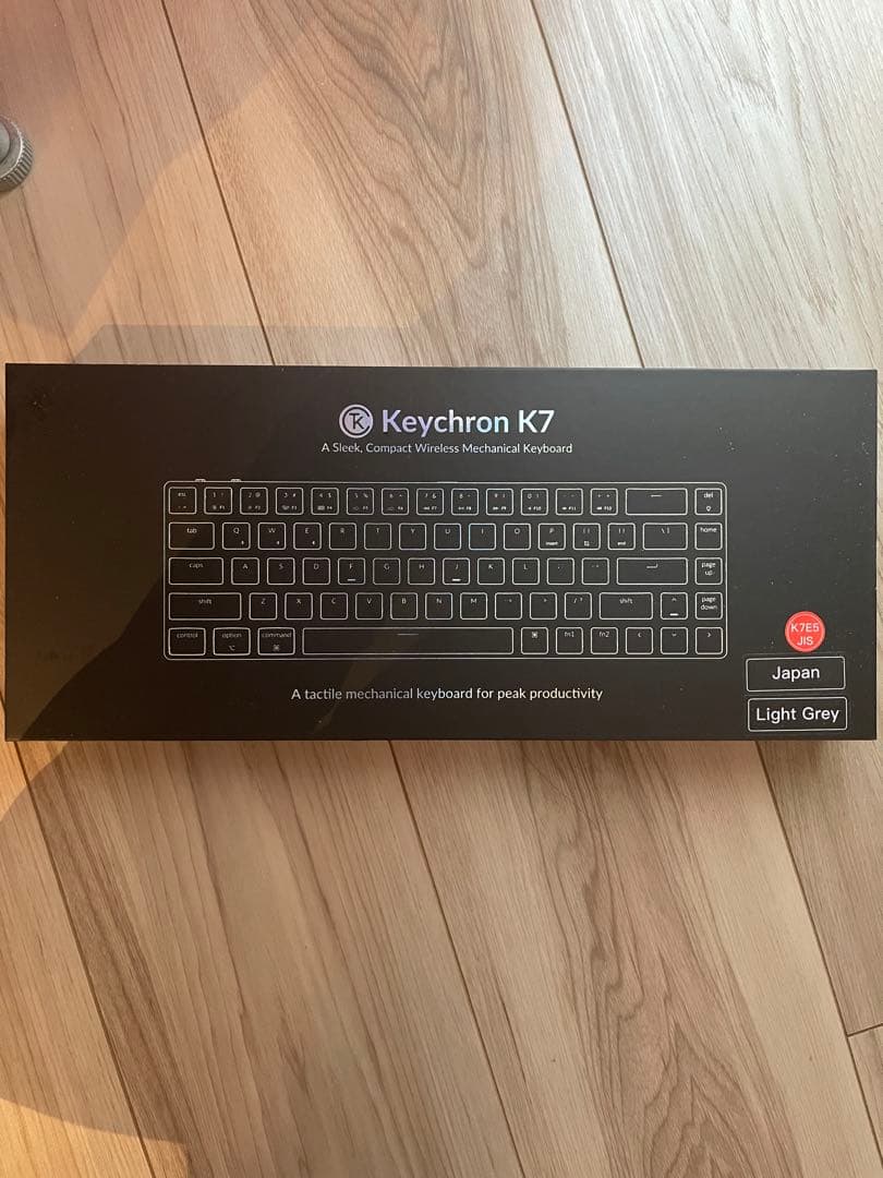 Keychron K7 ライトグレー
