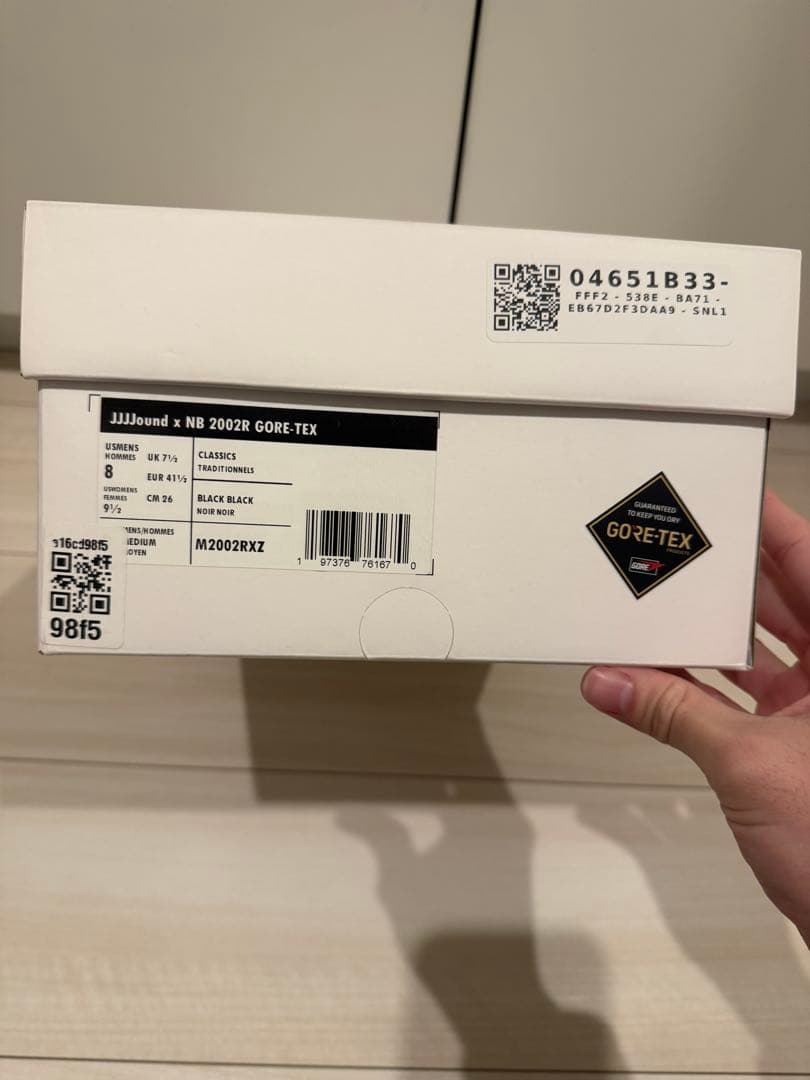 靴 JJJJound New Balance M2002RXZ GORE-TEX