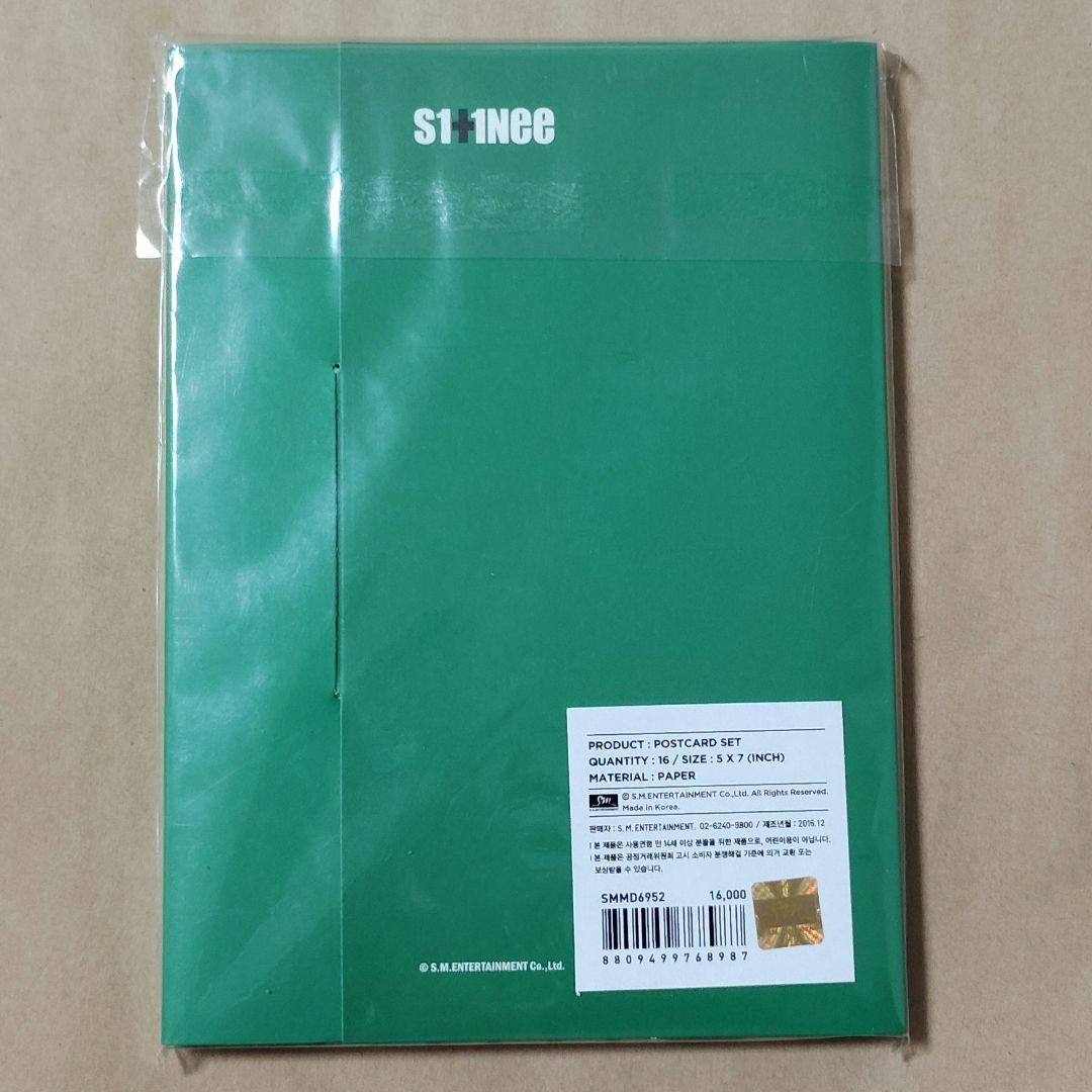 SM公式 SHINee 1and1大判 ポストカードセット 16枚入り