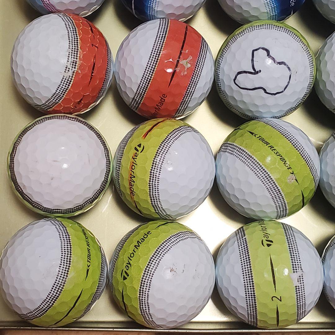 テーラーメイドロストボール年式種類混合 練習用 82個