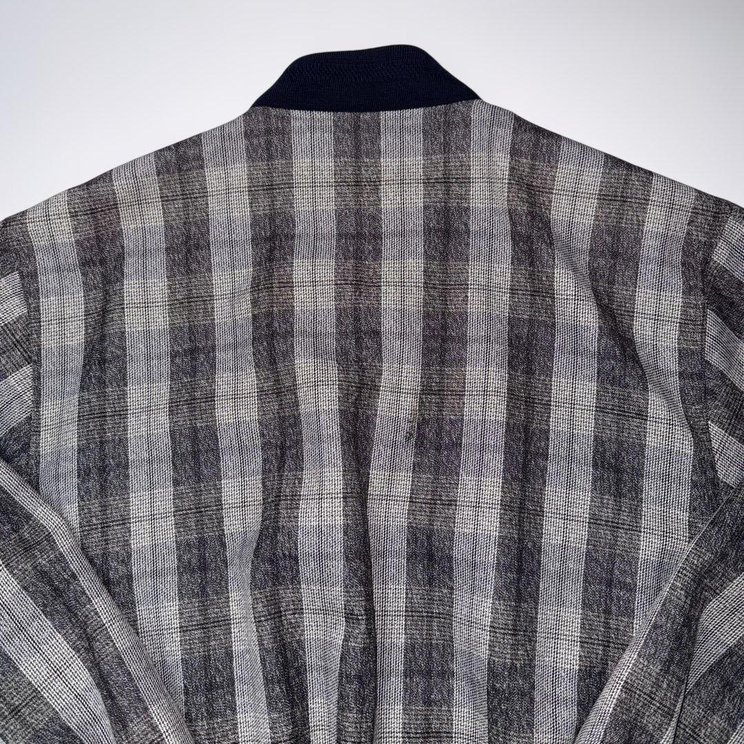 ス*ル様 90s OLD Stüssy チェック柄 ジップジャケット L 刺繍ロ