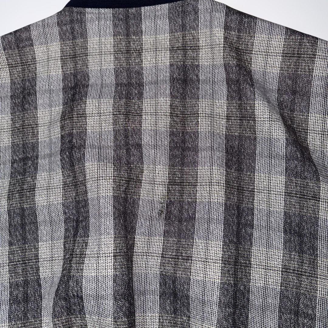 ス*ル様 90s OLD Stüssy チェック柄 ジップジャケット L 刺繍ロ