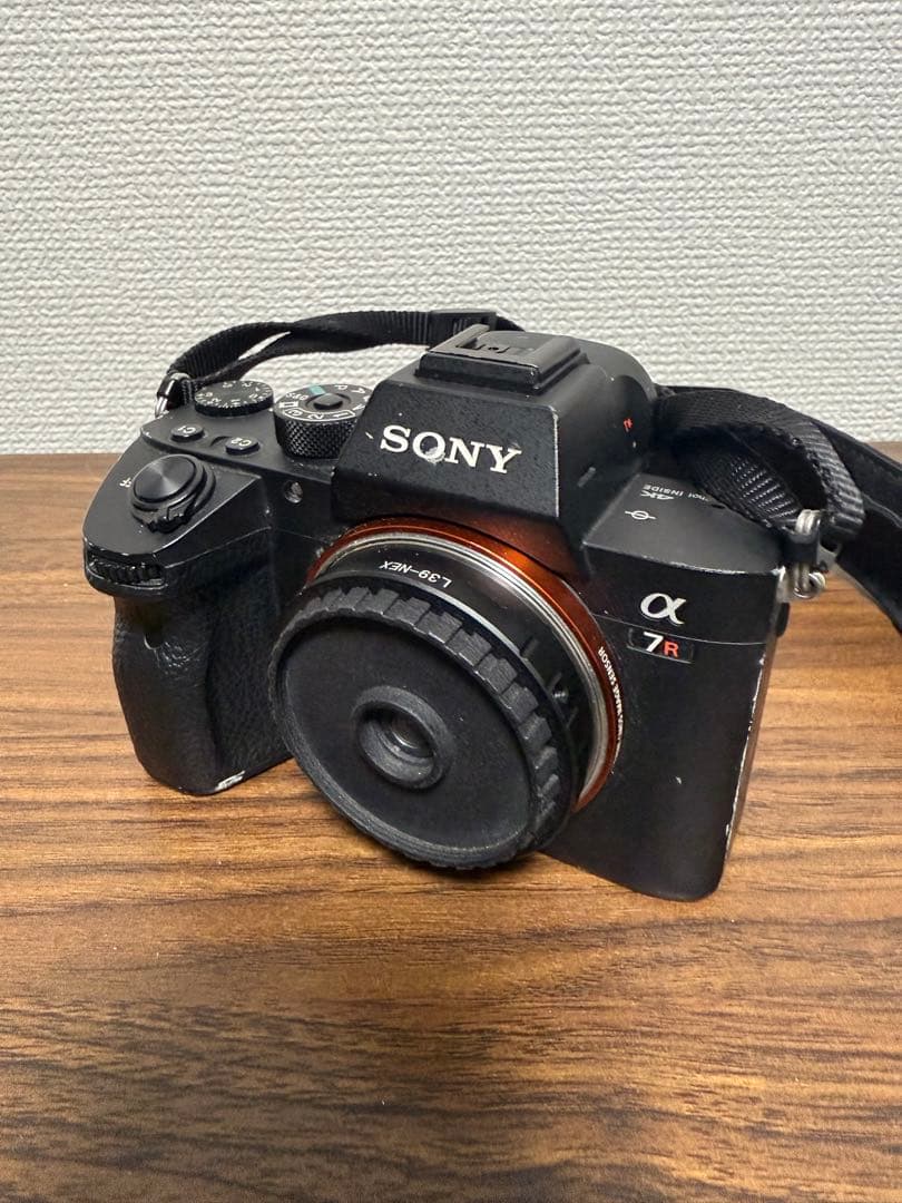 ［ジャンク品］SONY α7rⅲ バッテリー2個 チャージャー　フィルム調レンズ