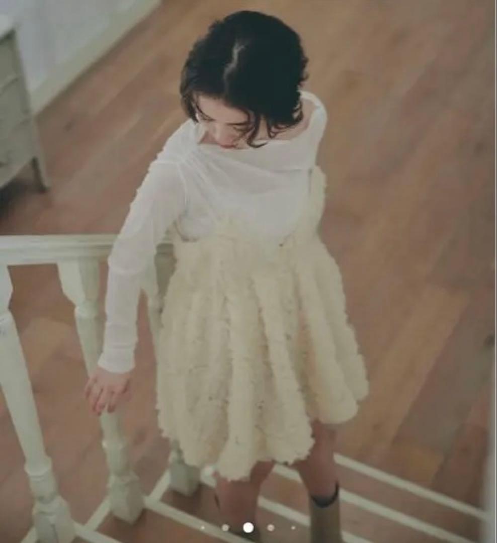 トップス NOTRE emor tulle mini dress