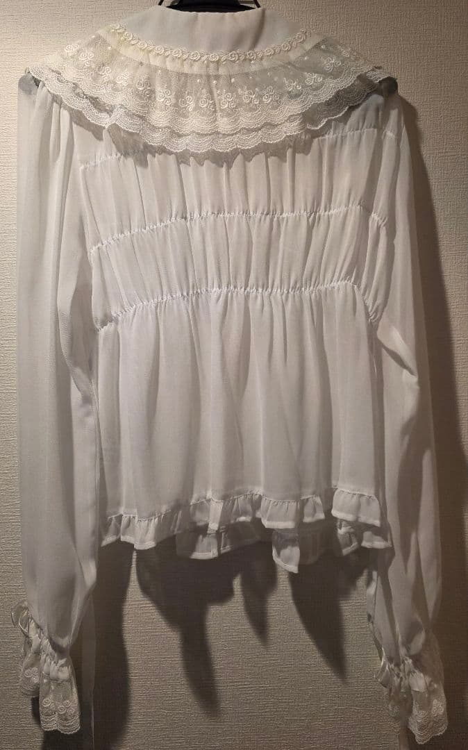 ベイビーザスターズシャインブライト シフォンベビードールブラウス オフ白 難あり