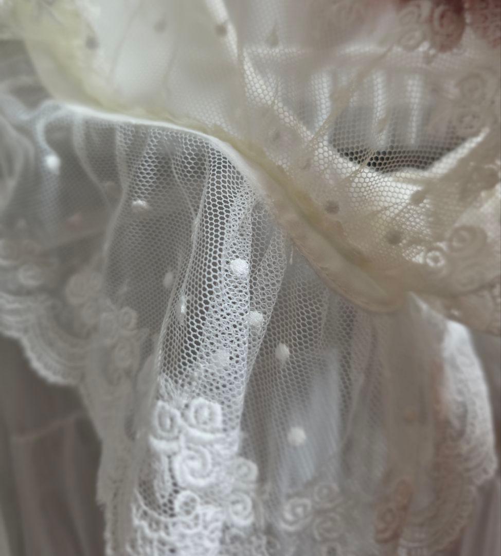 ベイビーザスターズシャインブライト シフォンベビードールブラウス オフ白 難あり