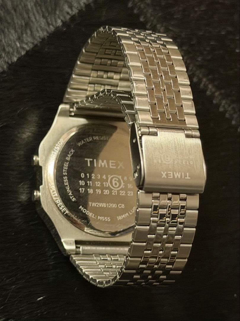 TIMEX×MM6 腕時計&ブレスレット　ステンレス　シルバー