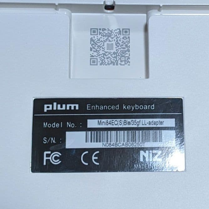 Niz mini 84pro ワイヤレス　静電容量キーボード　キー荷重35g