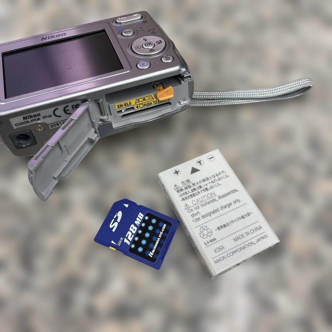 u*）様 ★Nikon ニコン デジタルカメラ COOLPIX P4 VR コン