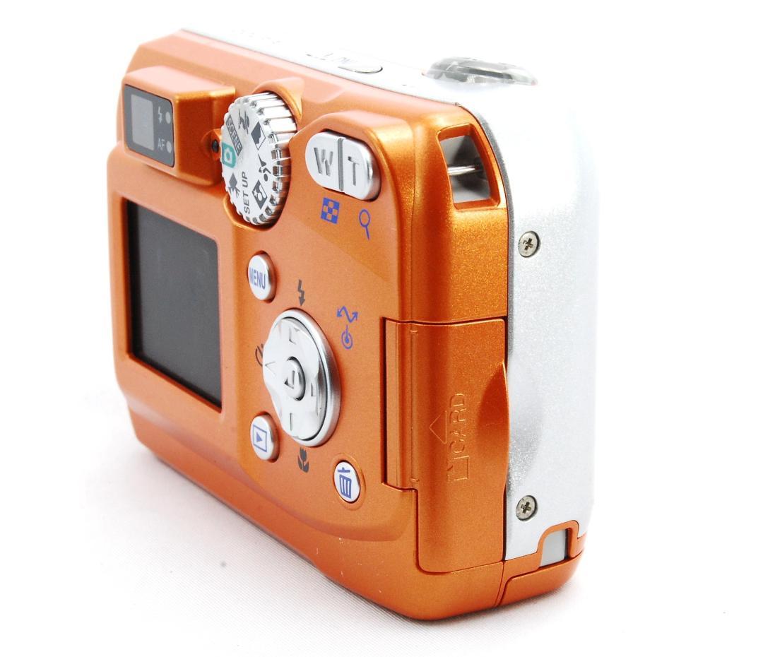 【外装美品/動作確認済】Nikon CoolPix E4100 オレンジ SD付