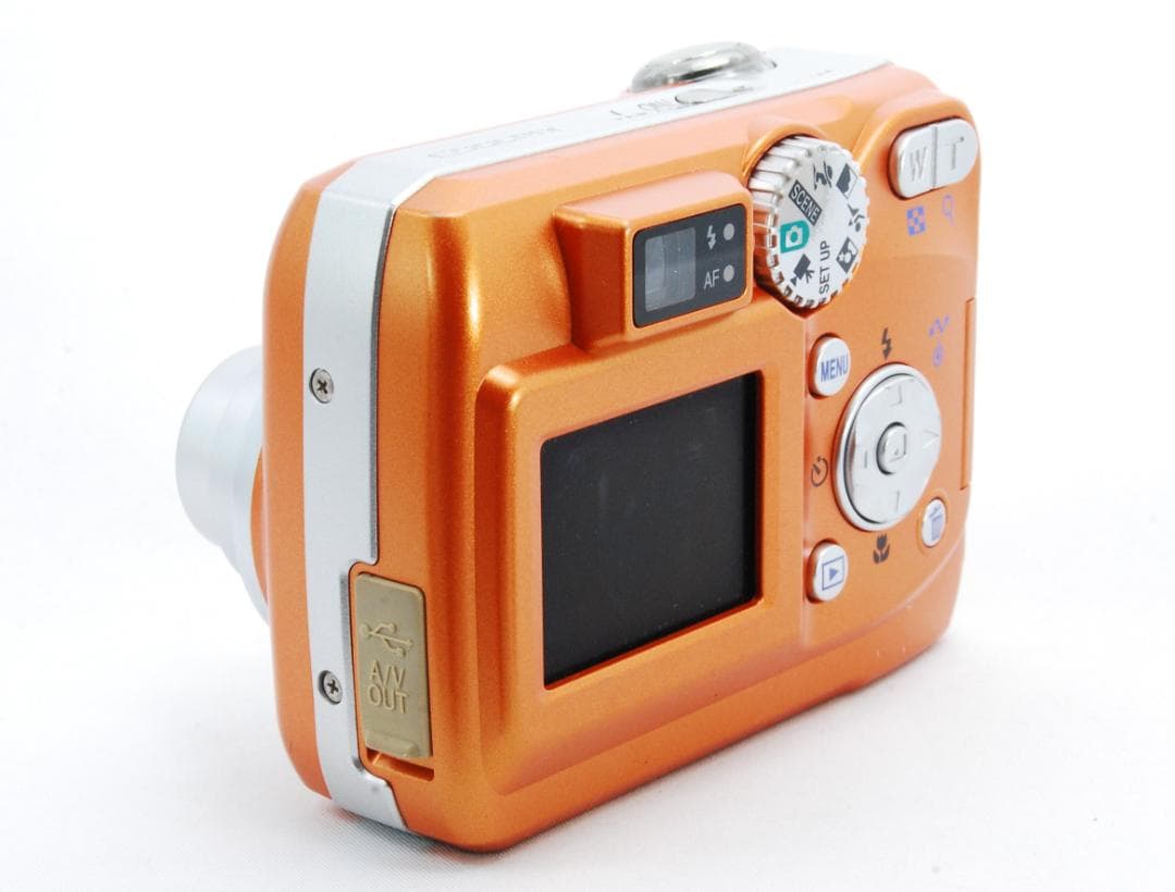 【外装美品/動作確認済】Nikon CoolPix E4100 オレンジ SD付