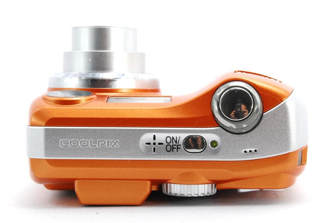 【外装美品/動作確認済】Nikon CoolPix E4100 オレンジ SD付