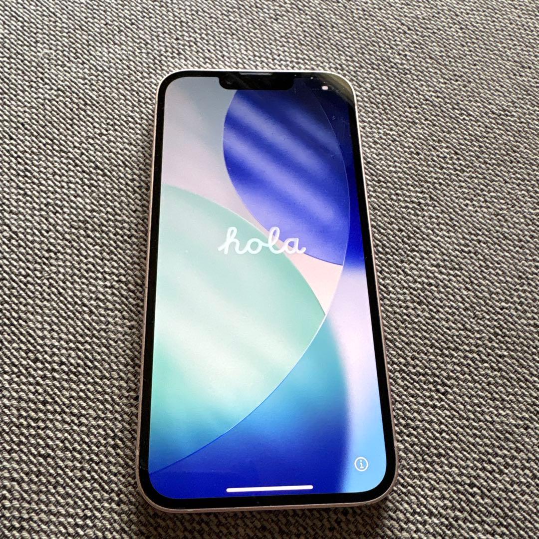 「美品」iPhone13 128G ピンク　本体