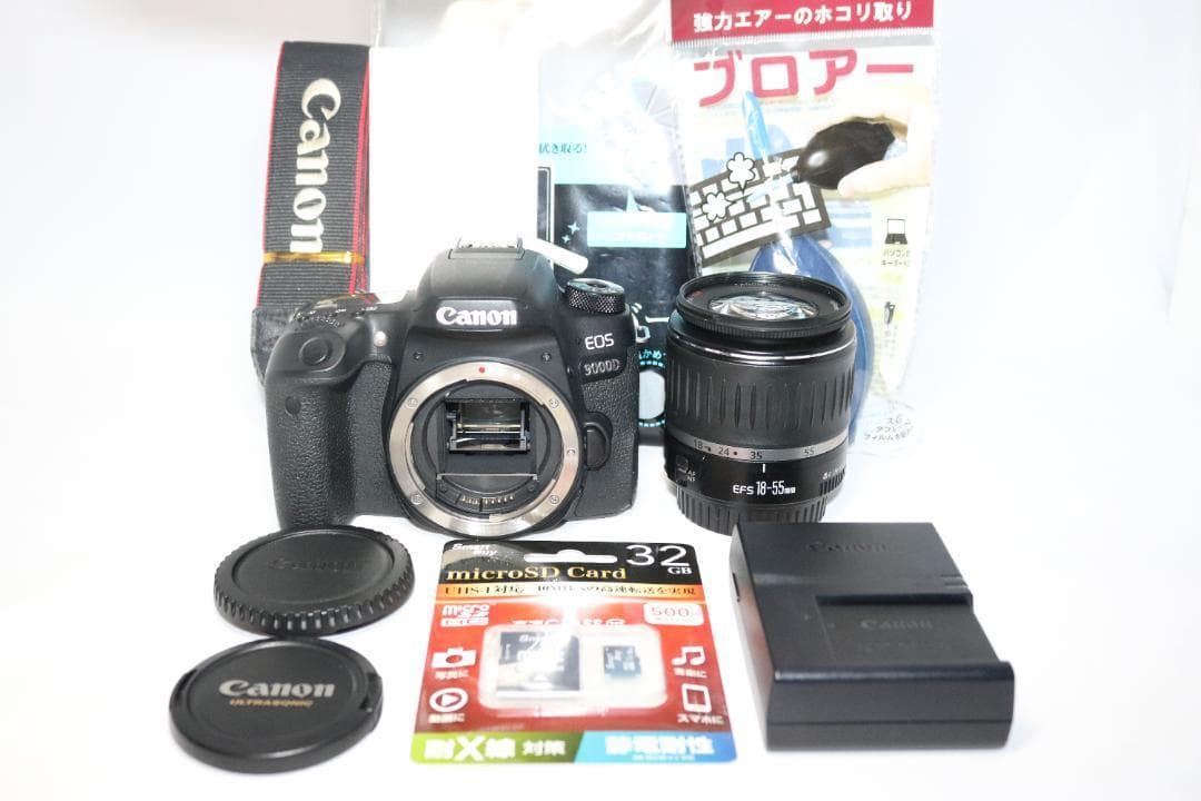 初心者 入門セット⭐Canon 9000D ⭐高画質 Wi-Fi転送⭐一眼レフ