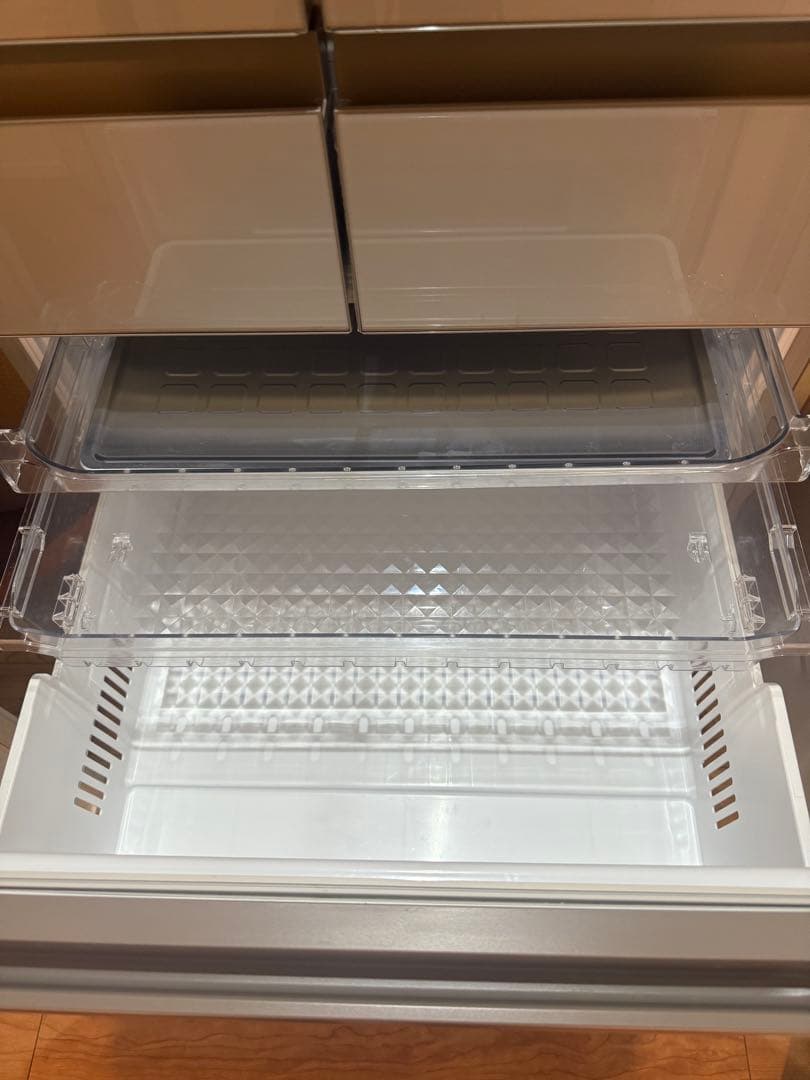 直取引専用 HITACHI R-HW54R 冷蔵庫 2021年製 クリスタルドア