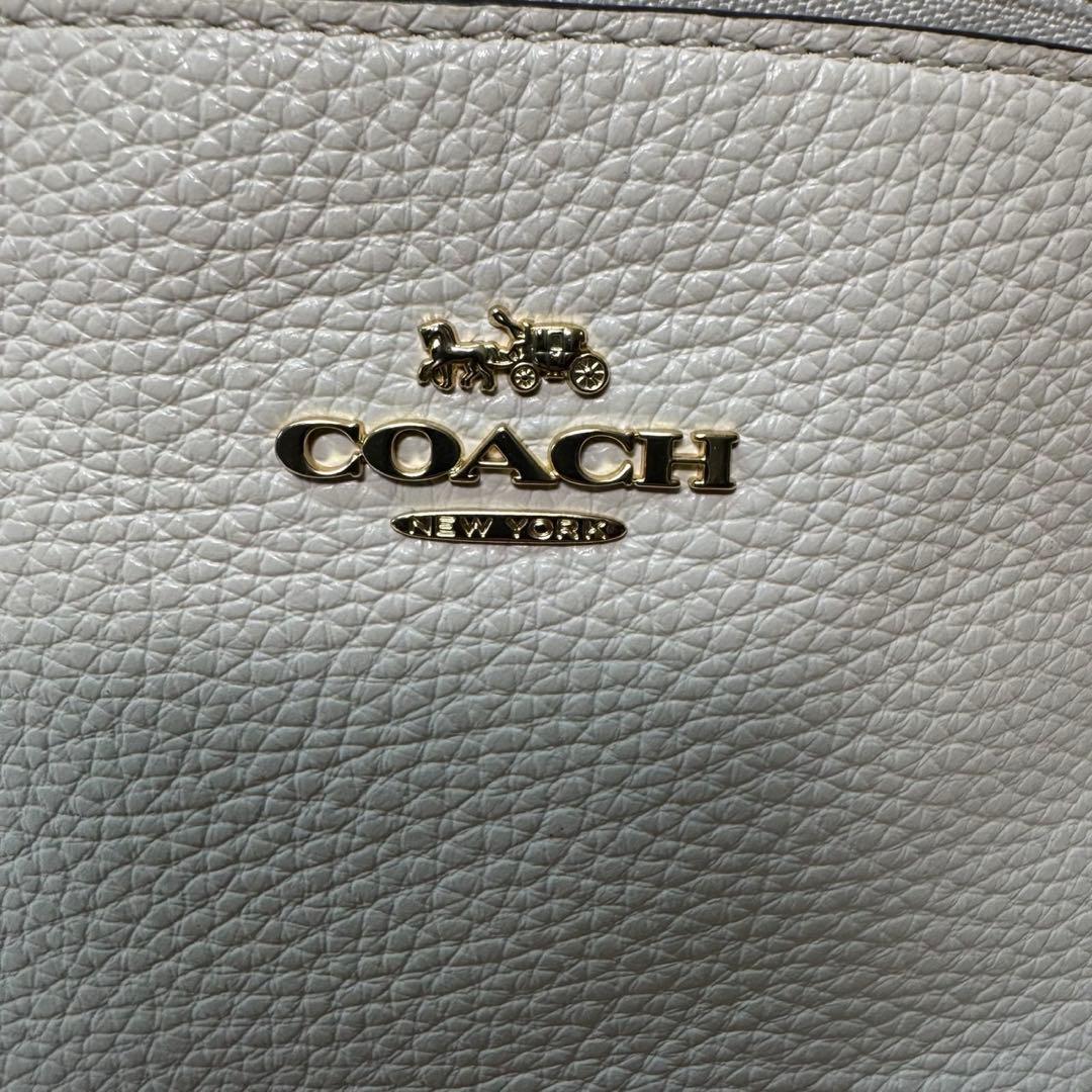 美品　COACH コーチ F48738 レザー ウエストポーチ ウエストバッグ