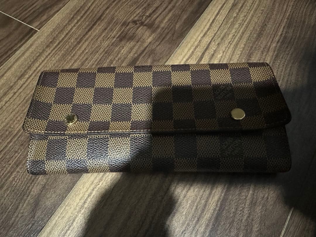 ルイヴィトン　ダミエ　長財布 ブラウン・ベージュ