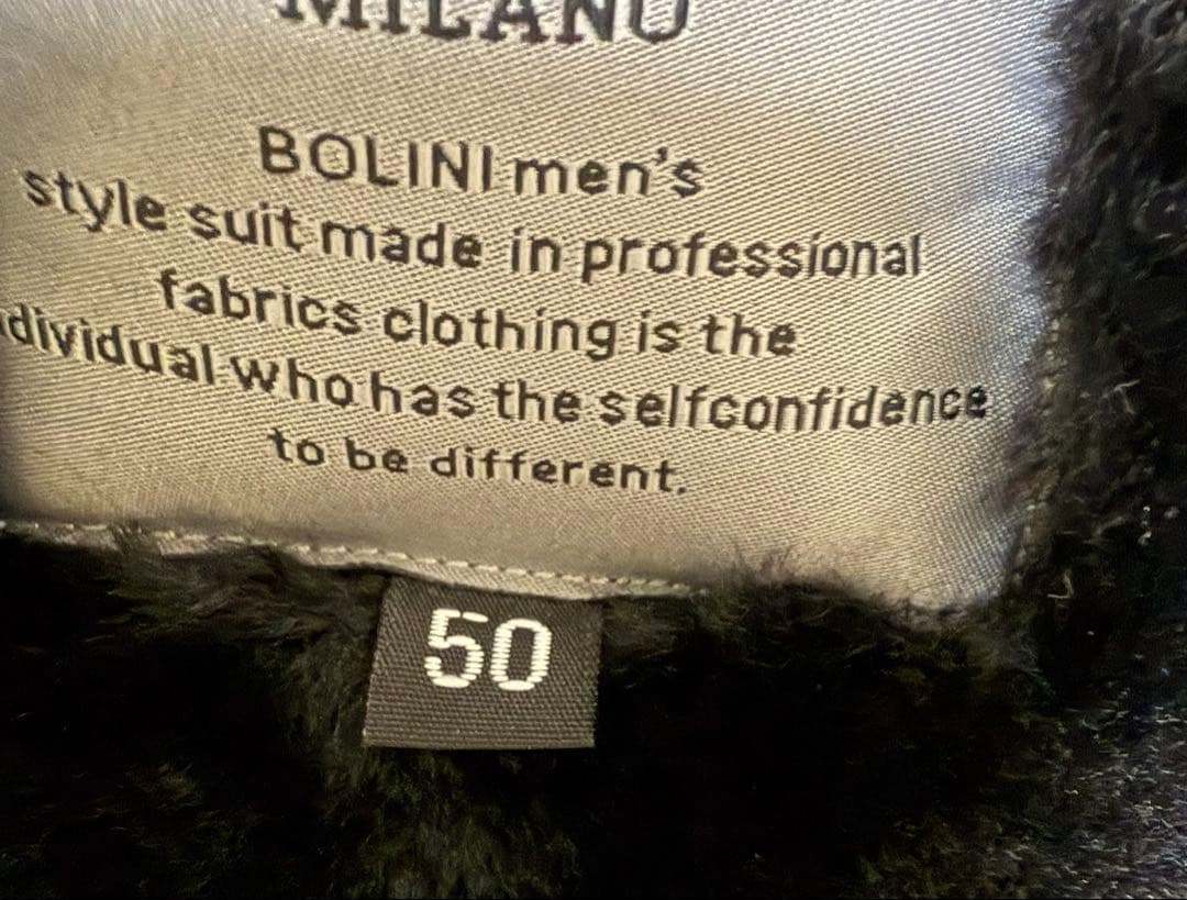 BOLINI ムートンジャケット　シープスキン　リアルムートン　パッチワーク柄