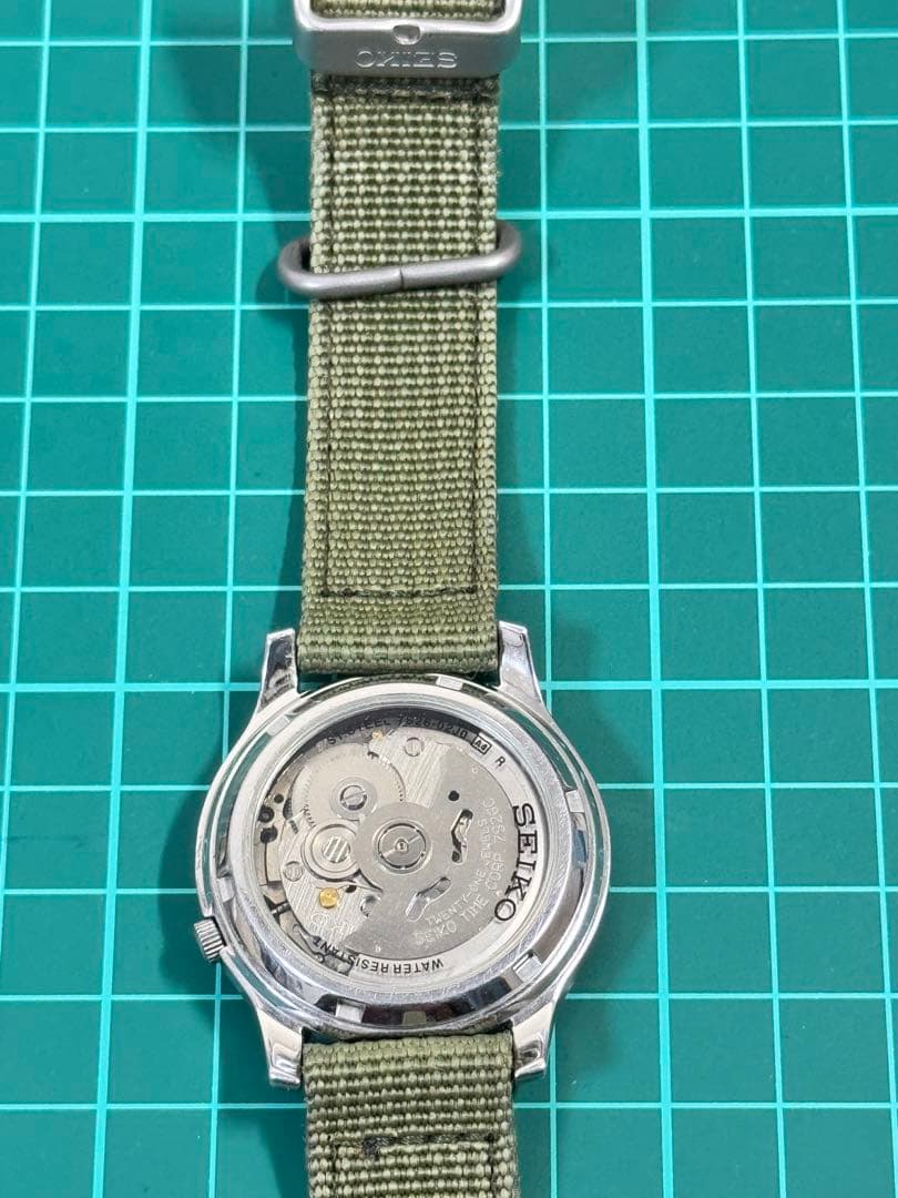 SEIKO 5 SNK80K2 セイコーファイブ ミリタリー グリーン