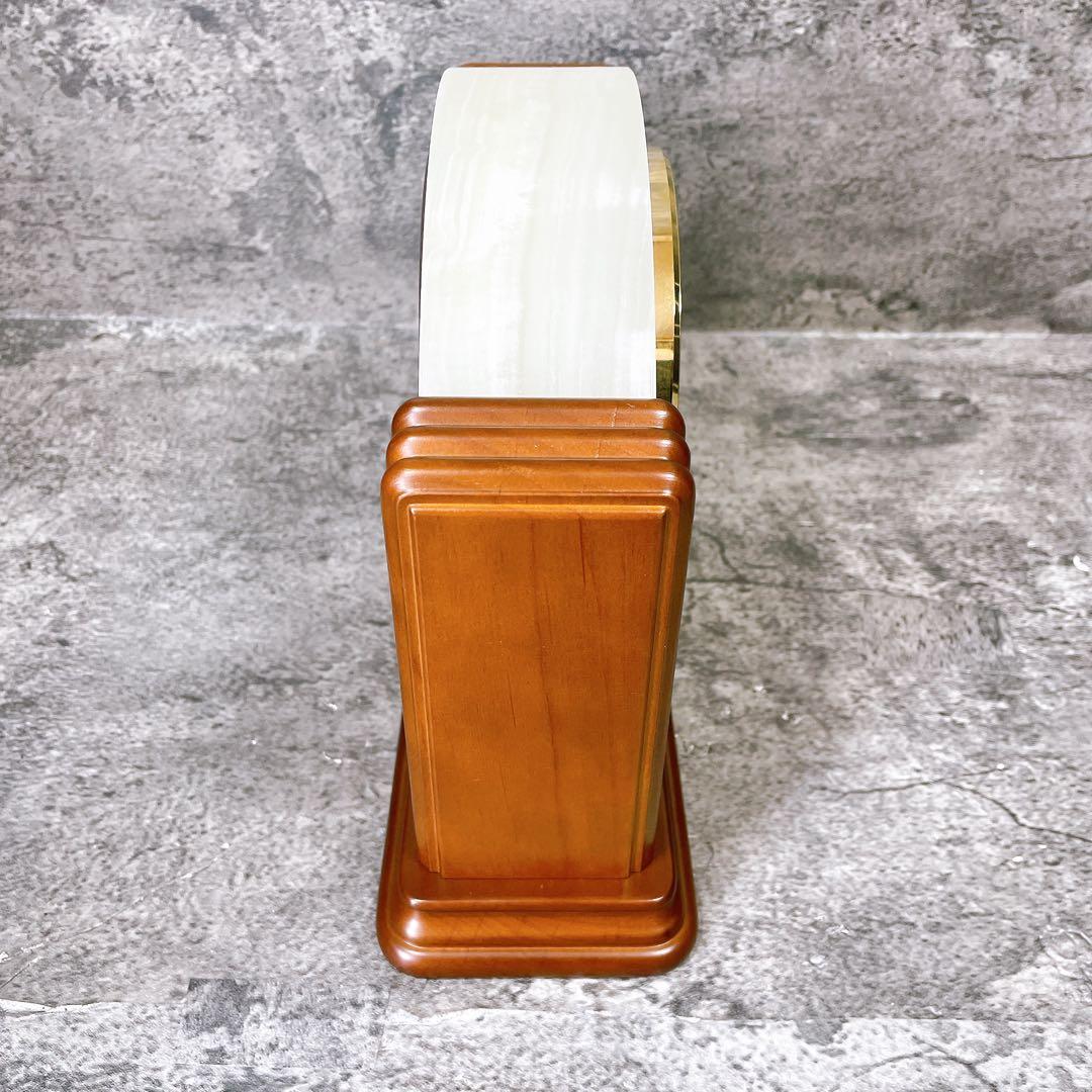 希少　美品　高級　CITIZEN クォーツ置時計 大理石