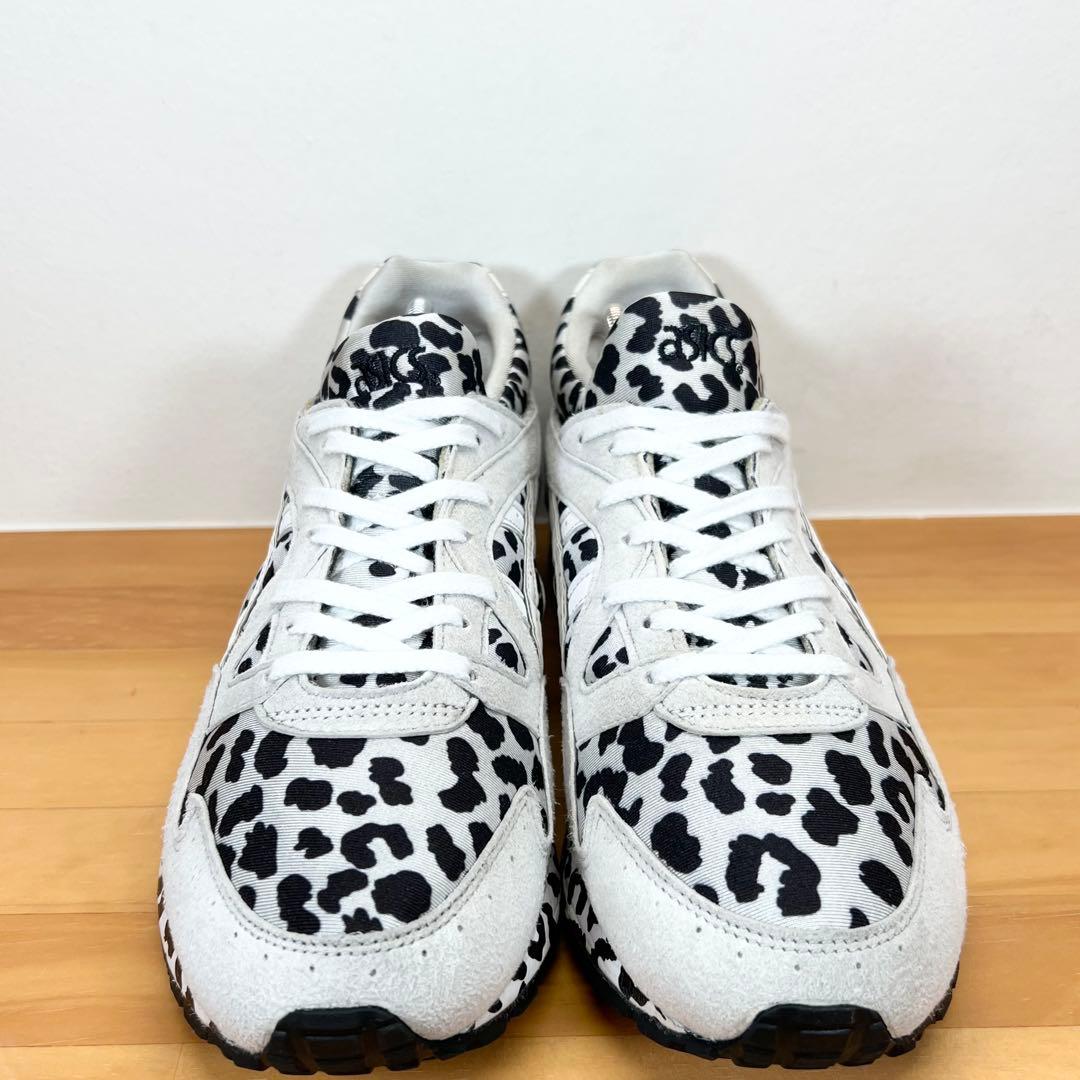 テツ 美品 アシックス コムデギャルソンシャツ ゲルライト5 レオパード