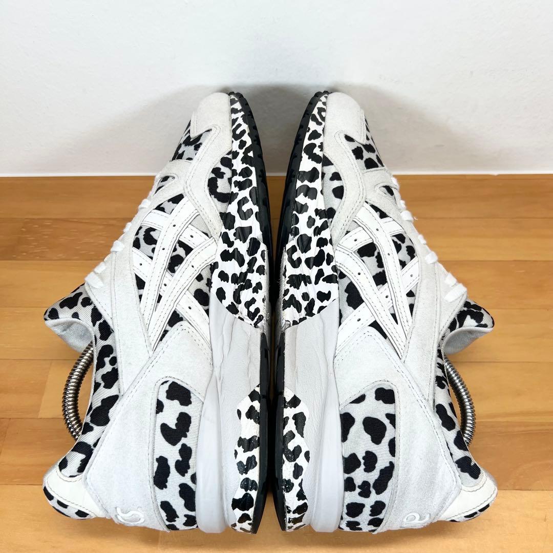 テツ 美品 アシックス コムデギャルソンシャツ ゲルライト5 レオパード