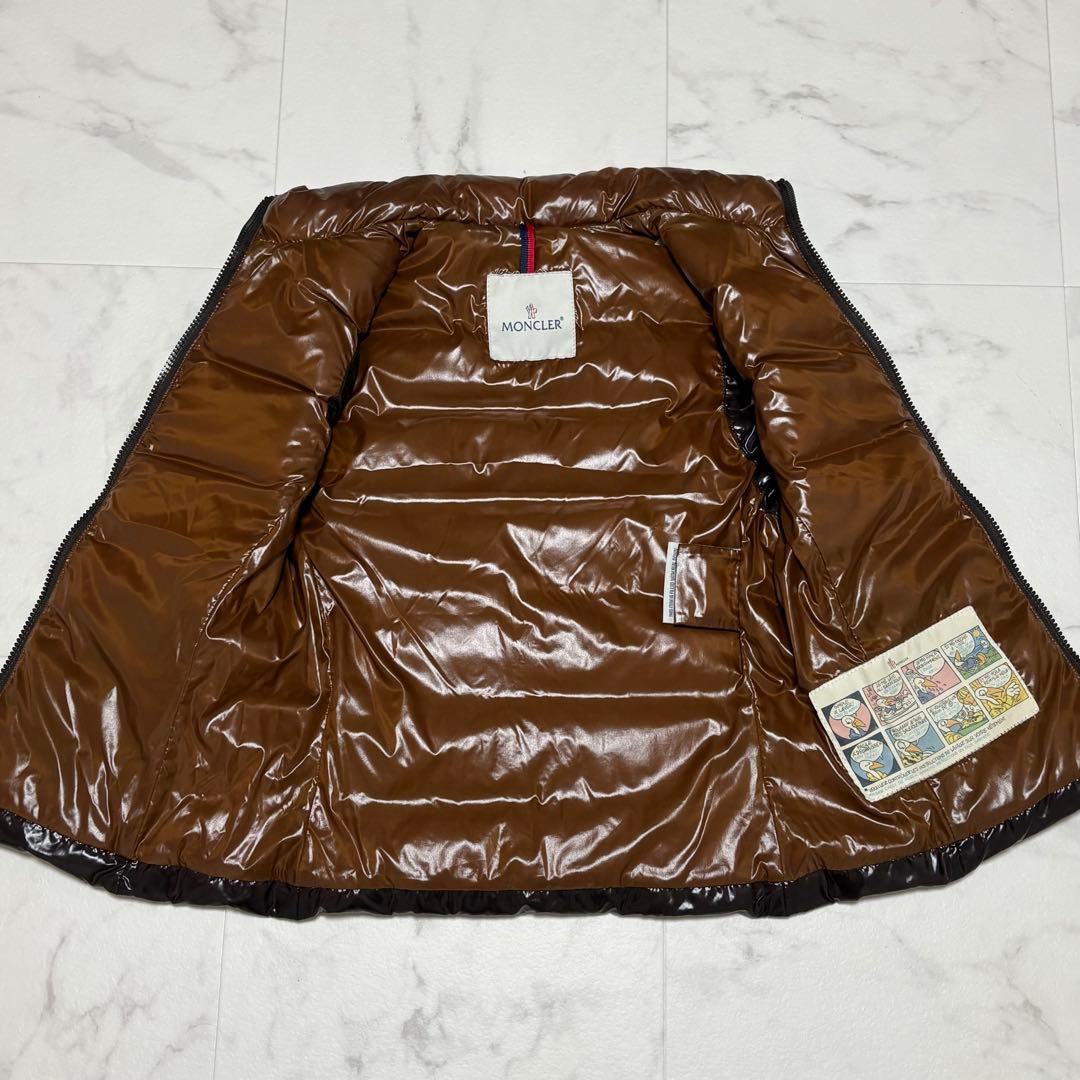 【極美品】モンクレール ダウンベスト ブラウン 00 GHANY ガーニー