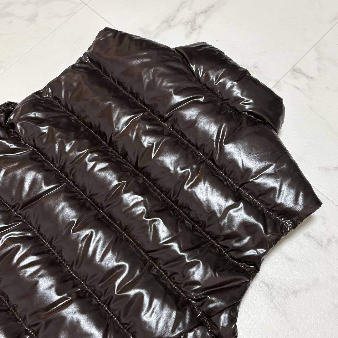 【極美品】モンクレール ダウンベスト ブラウン 00 GHANY ガーニー