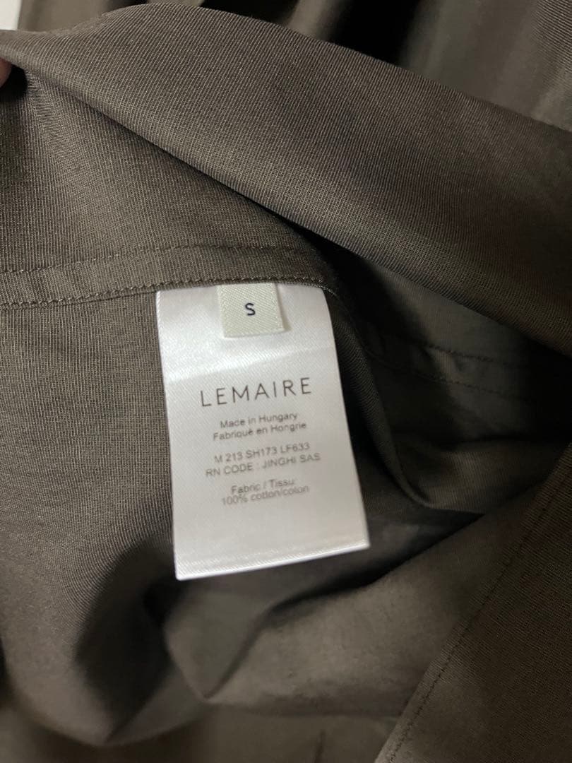 LEMAIRE パジャマシャツ M213 SH173 LF633 サイズS